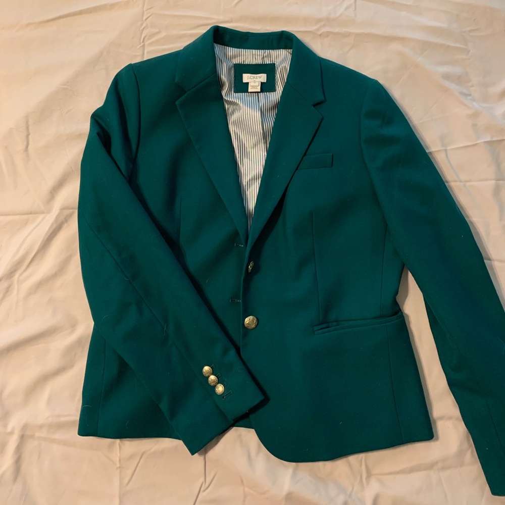 J Crew Green Blazer